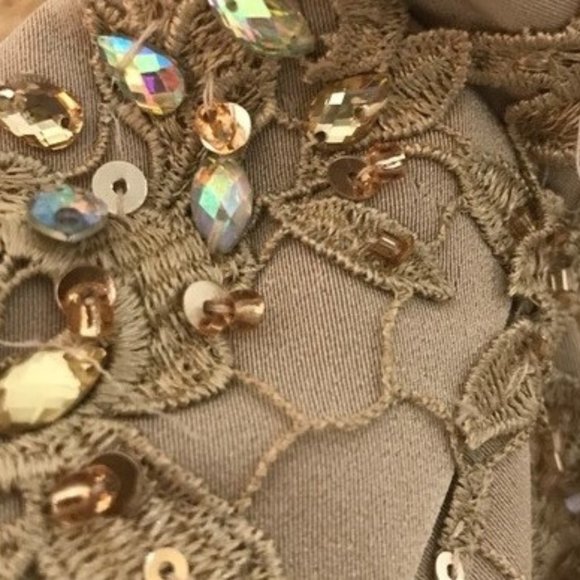 Mon Cheri Designer Off-the-Shoulder Trumpet Gown - Size 14  NWT - Picture 9 of 9